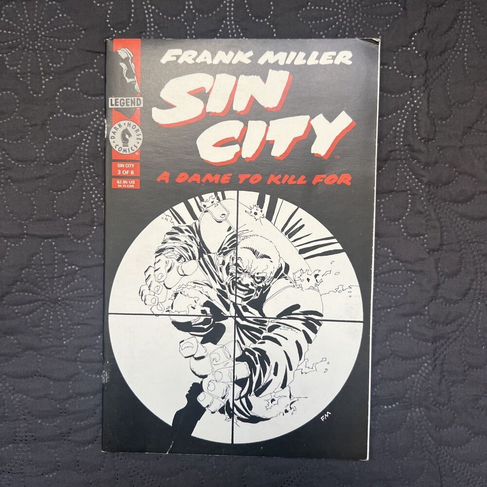 Sin City A Dame To Kill For (1993) Dark Horse Comic Set #1-3, 5 & 6 Frank Miller - Picture 7 of 12
